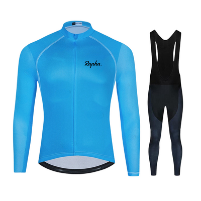 Long-sleeved cycling set