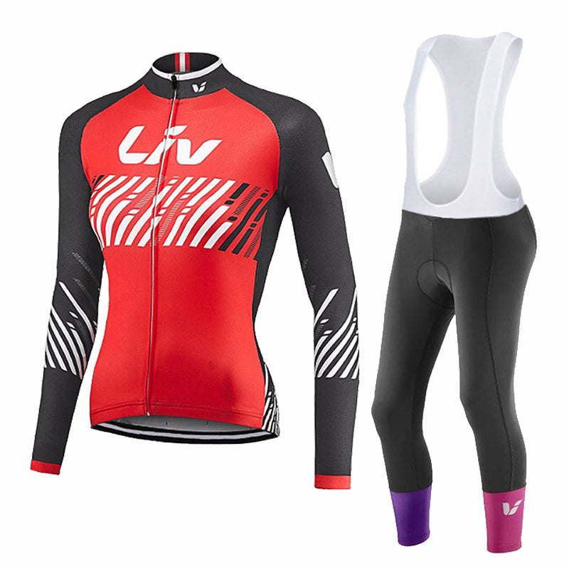 LIV V2 - PRO WOMEN'S WINTER CYCLING SET WITH BIBS