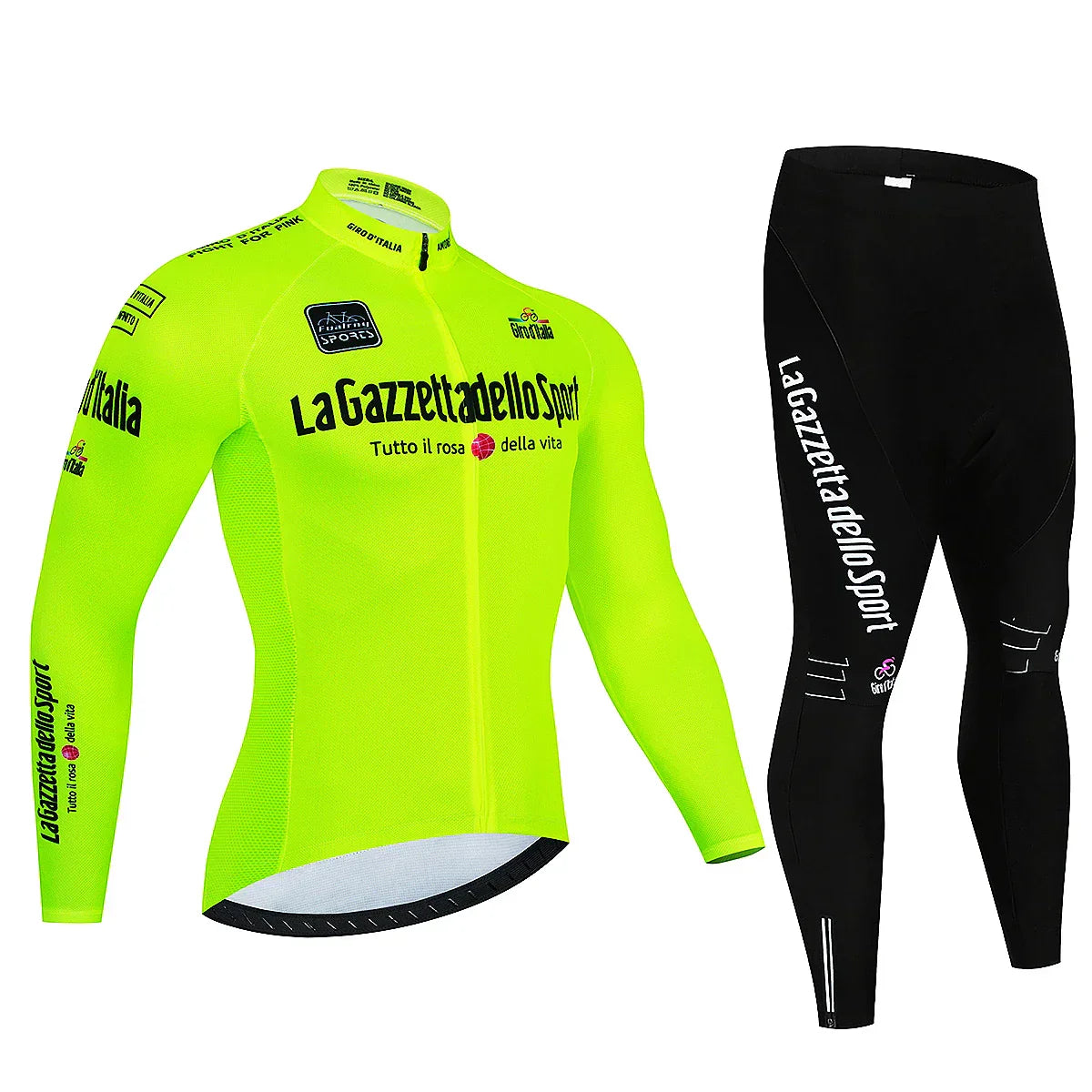 Giro d'Italie - Long sleeved pro cycling kit