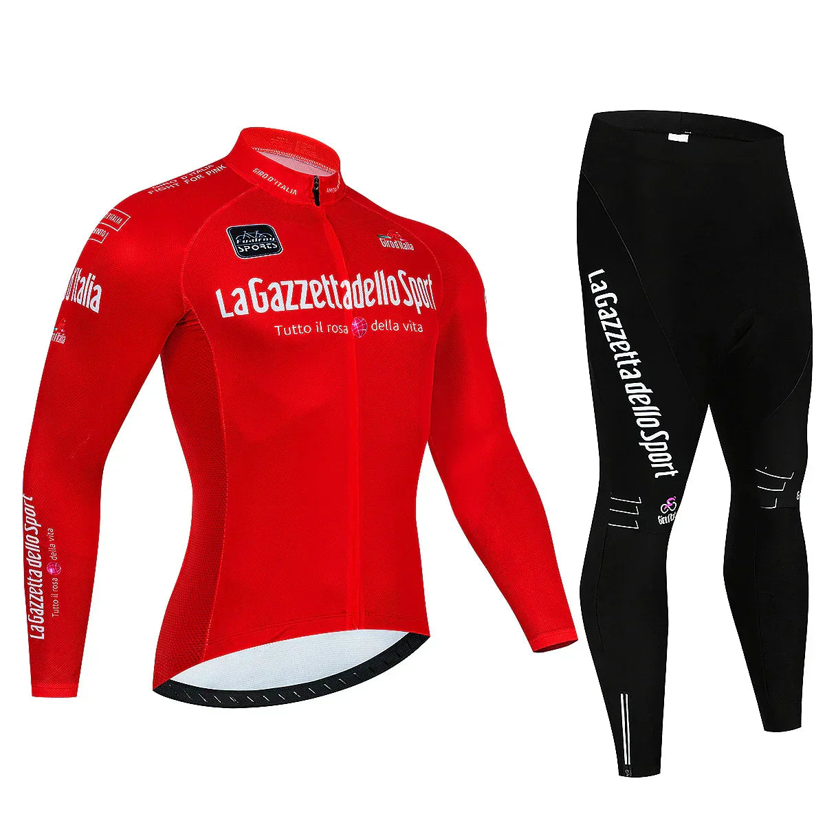 Giro d'Italie - Long sleeved pro cycling kit